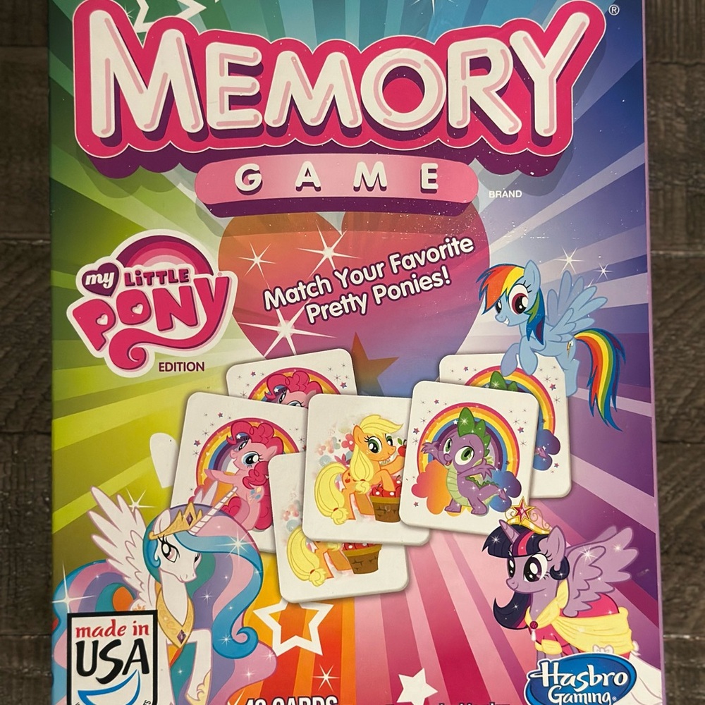 Hasbro My Little Pony Memory Game - Multicolor